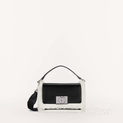 斜挎包 迷你款 White Cotton Furla 1927 Soft