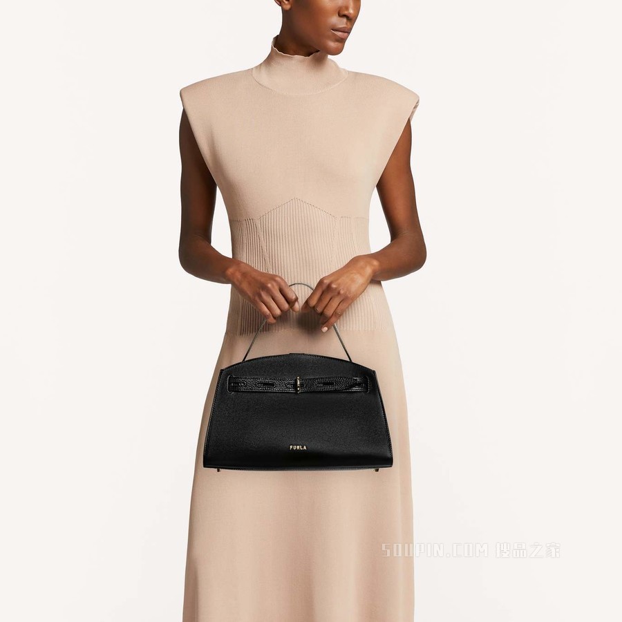 中号手提包 Nero (Black) Furla Margherita