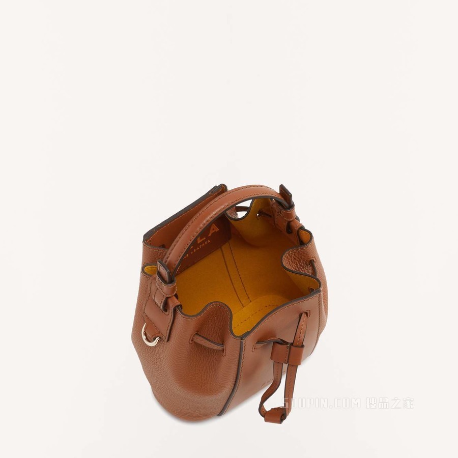 水桶包 迷你款 Cognac H Furla Miastella