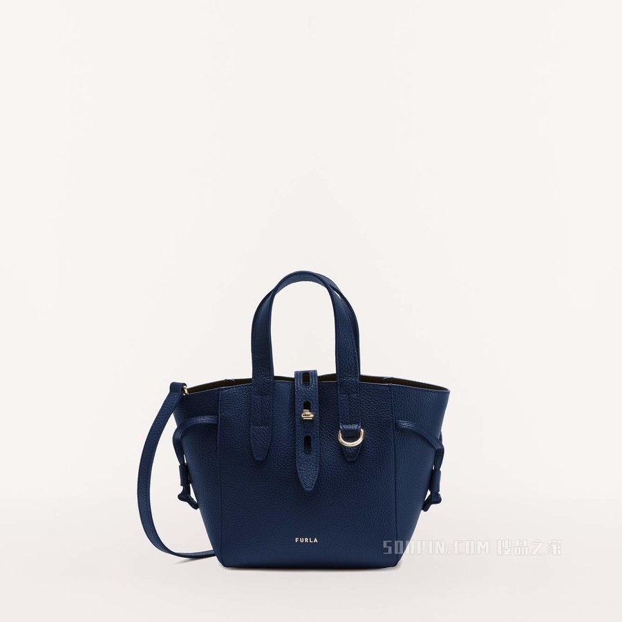 托特包 迷你款 Blu D (Blue) Furla Net