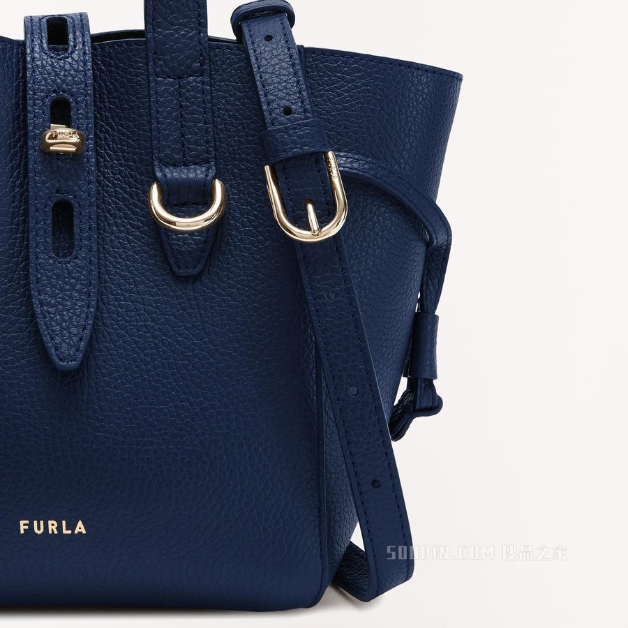 托特包 迷你款 Blu D (Blue) Furla Net