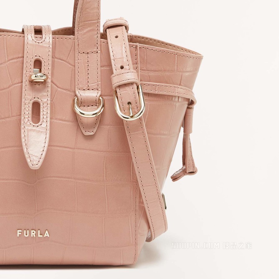 托特包 迷你款 Cipria (Pink) Furla Net