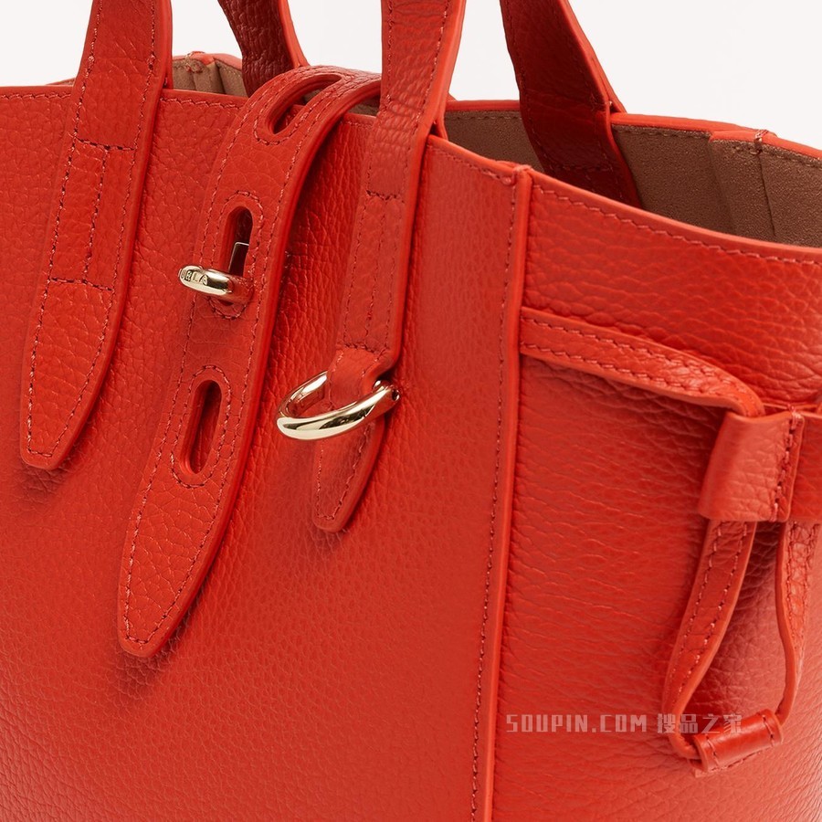 托特包 迷你款 Tangerine (Orange) Furla Net