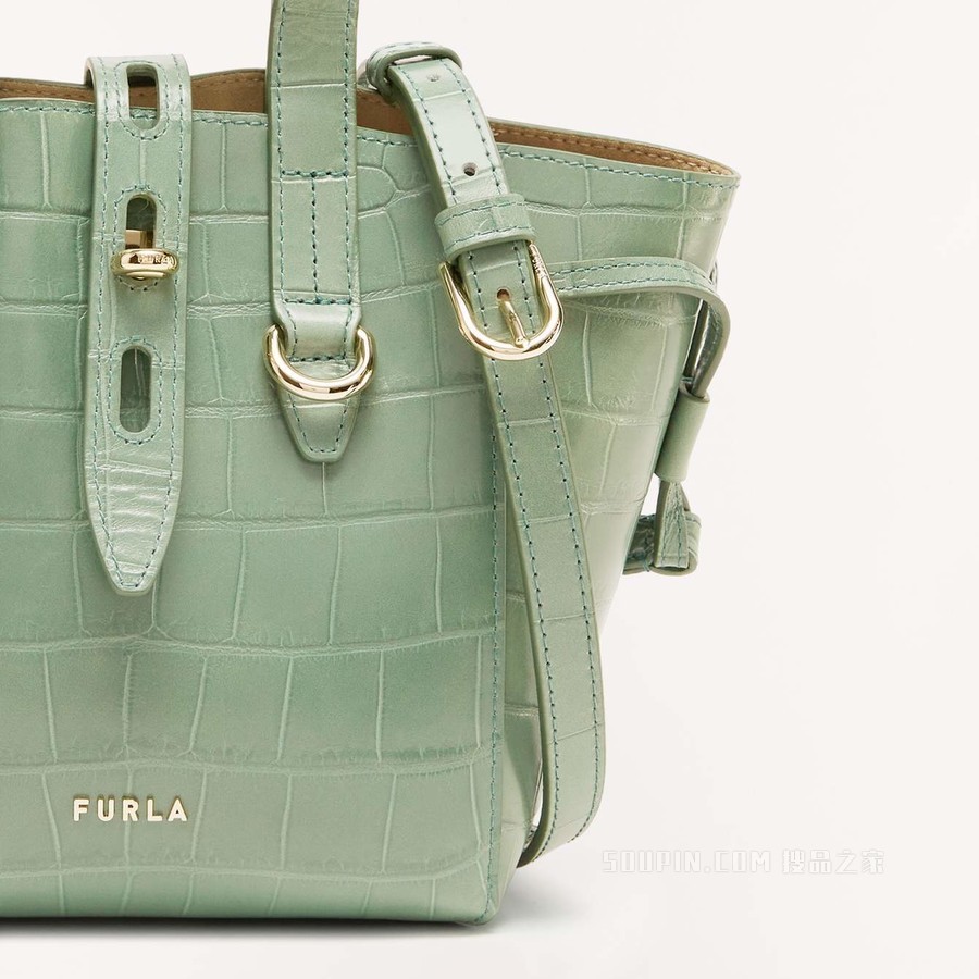 托特包 迷你款 Ulivo (Green) Furla Net