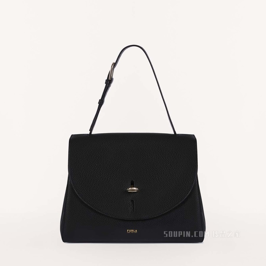 中号手提包 Nero (Black) Furla Net