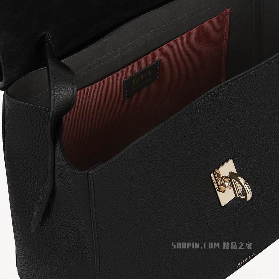 中号手提包 Nero (Black) Furla Net