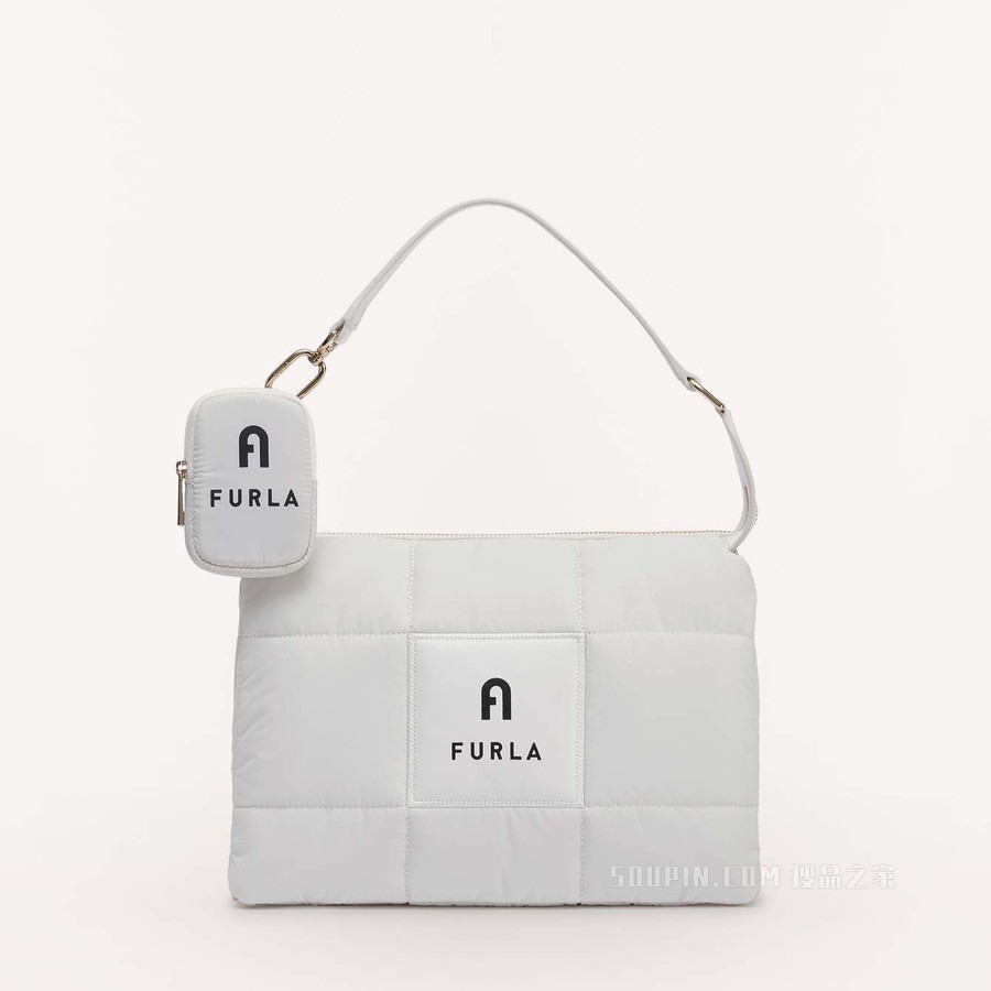 中号单肩包 Talco H (White) Furla Piuma