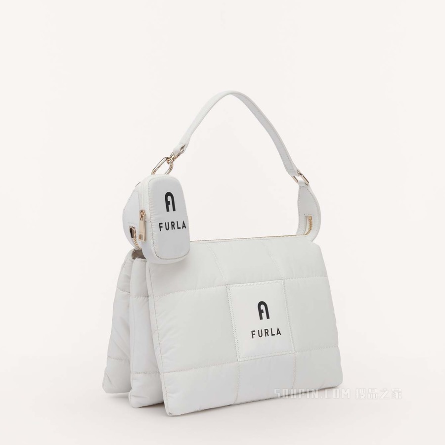 中号单肩包 Talco H (White) Furla Piuma