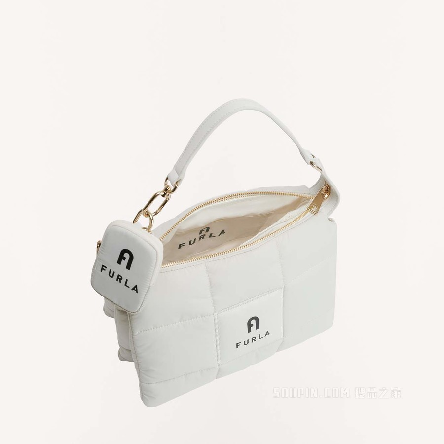 中号单肩包 Talco H (White) Furla Piuma