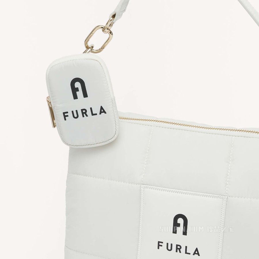 中号单肩包 Talco H (White) Furla Piuma