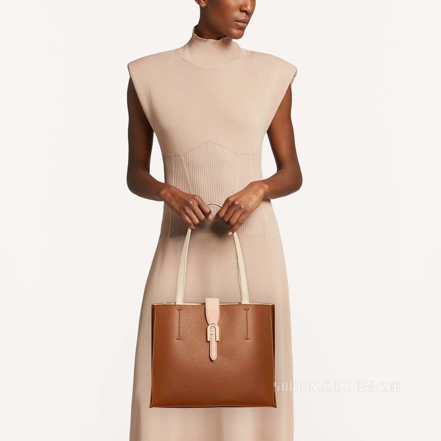 中号大手袋 Cognac H Furla Sofia