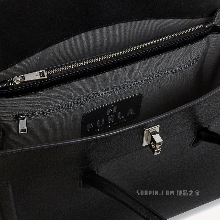 中号大手袋 Nero (Black) Furla Villa