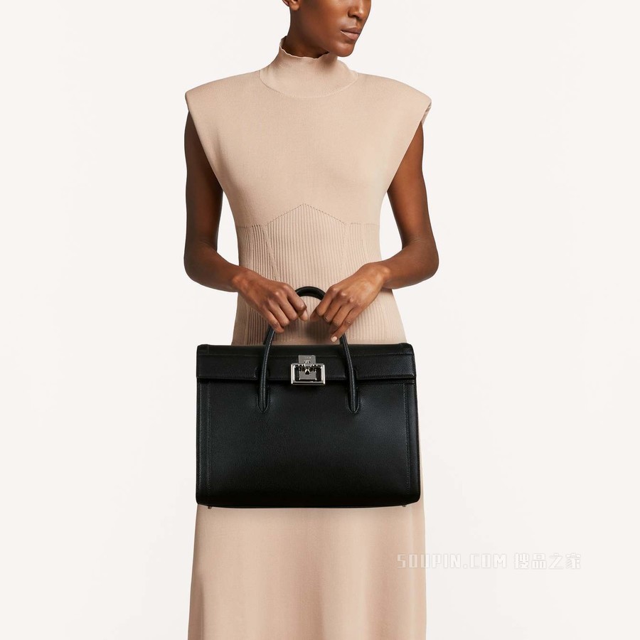 中号大手袋 Nero (Black) Furla Villa
