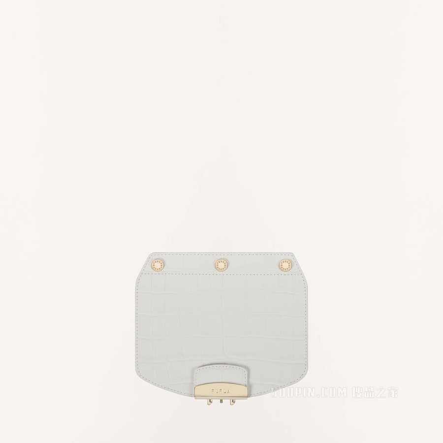 迷你斜挎钱包 翻盖款 Talco H (White) Furla Metropolis