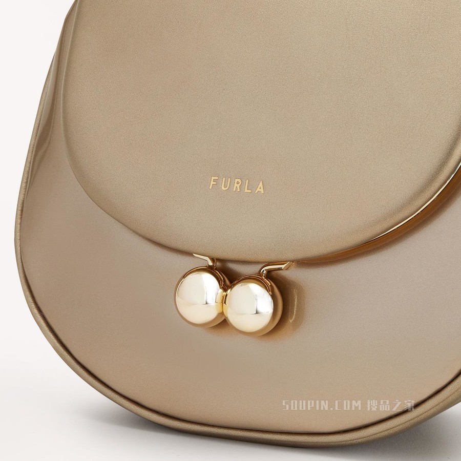 斜挎包 迷你款 Taupe Metal Furla Portagioia