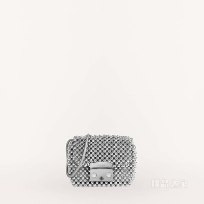 迷你手袋 小号 Color Acciaio (Silver) Furla Metropolis