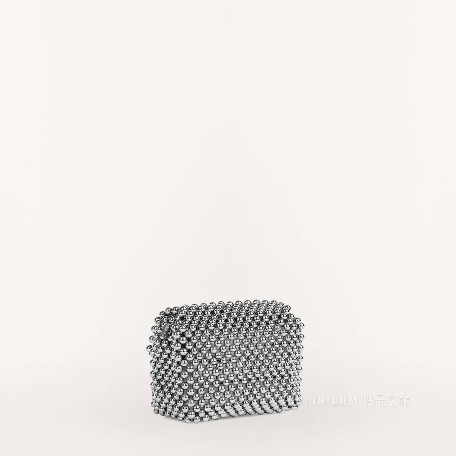 迷你手袋 小号 Color Acciaio (Silver) Furla Metropolis