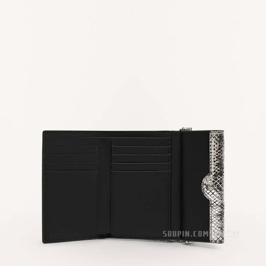 精巧款中号钱包 Toni Silver Furla Ninfa