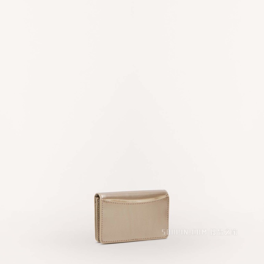 小号卡夹 Taupe Metal Furla Splendida