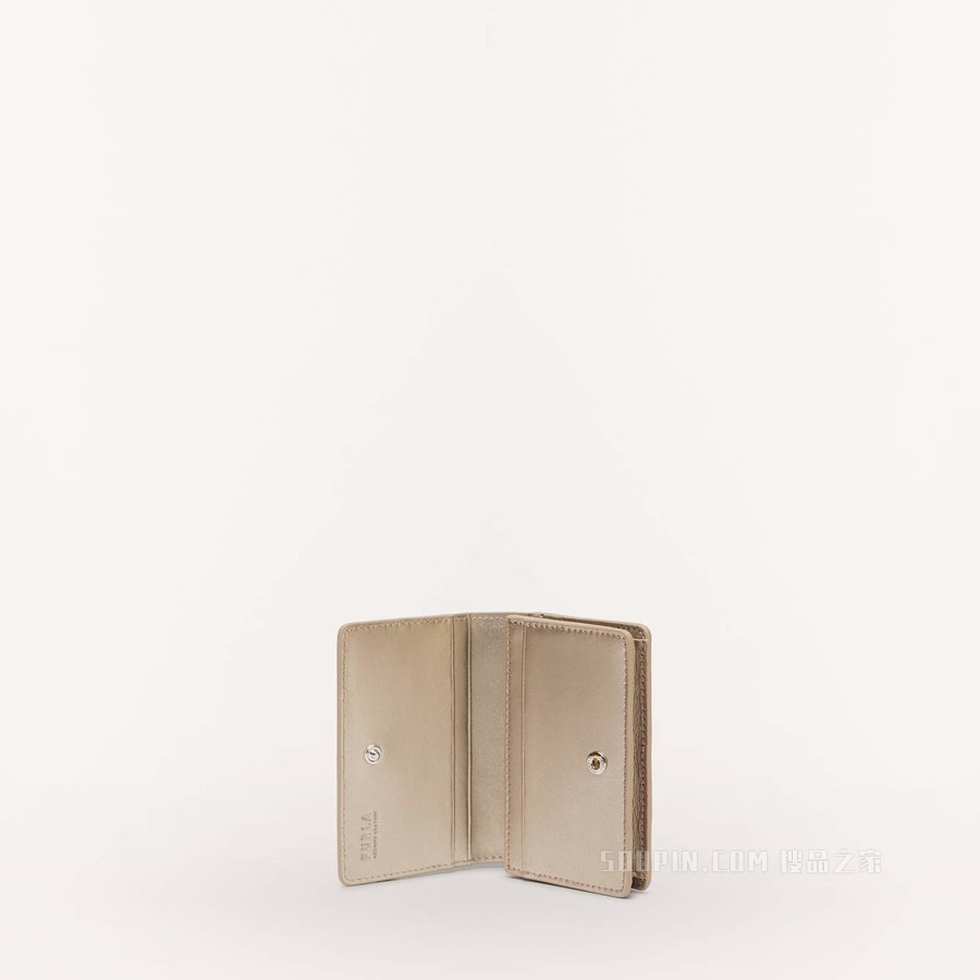 小号卡夹 Taupe Metal Furla Splendida