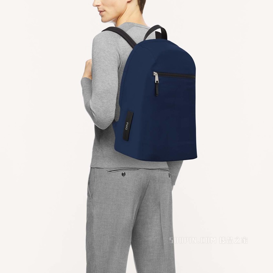 中号双肩包 Blu D (Blue) Furla Man Technical