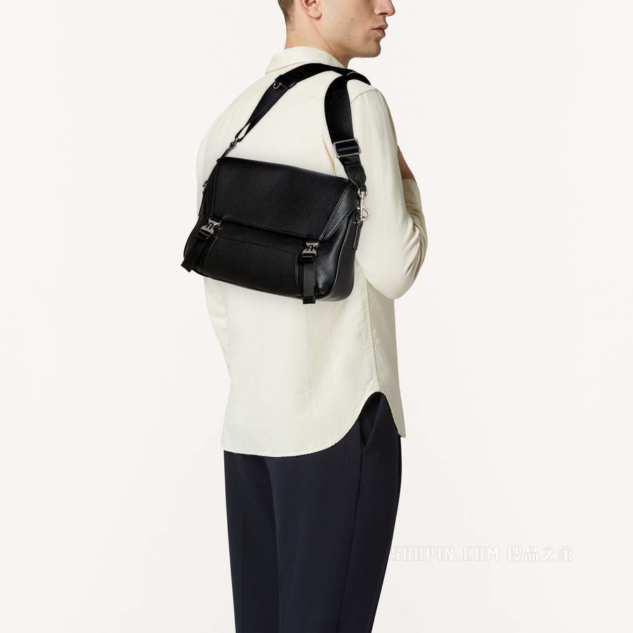 邮差包 中号 Nero (Black) Man Cosmo