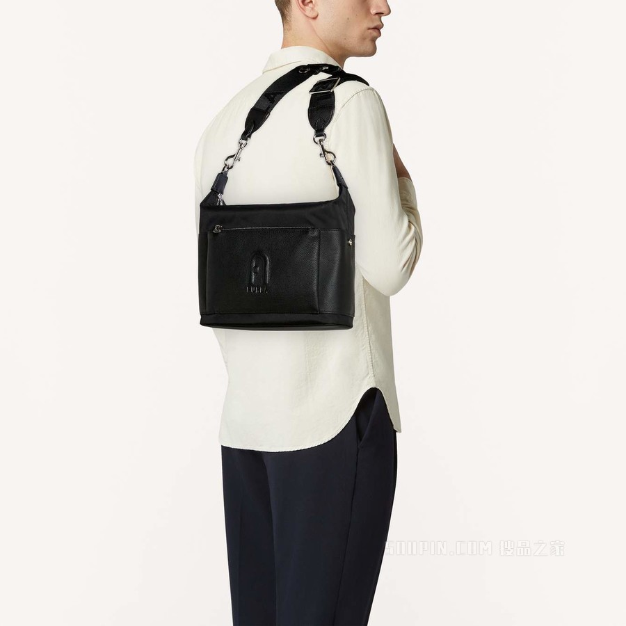 中号斜挎包 Nero (Black) Man Urban