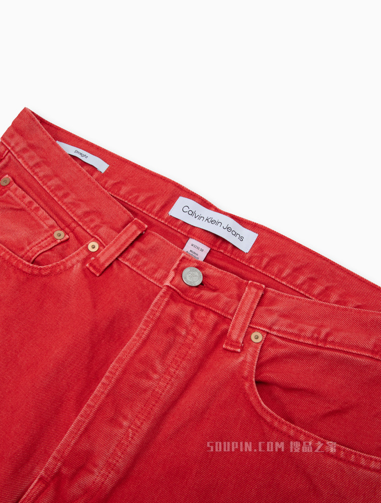 【简约系列】Calvin Klein 22春夏新品男女款经典宽松直筒纯棉牛仔裤40661ST