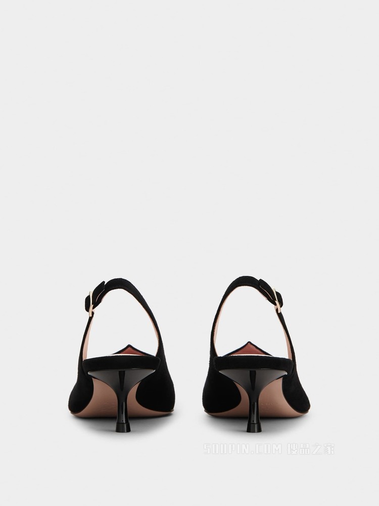 I Love Vivier 后袢带高跟鞋 黑色