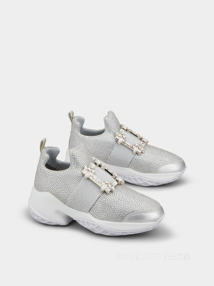 Viv' Run Bling Strass Buckle 钻扣运动鞋 彩色