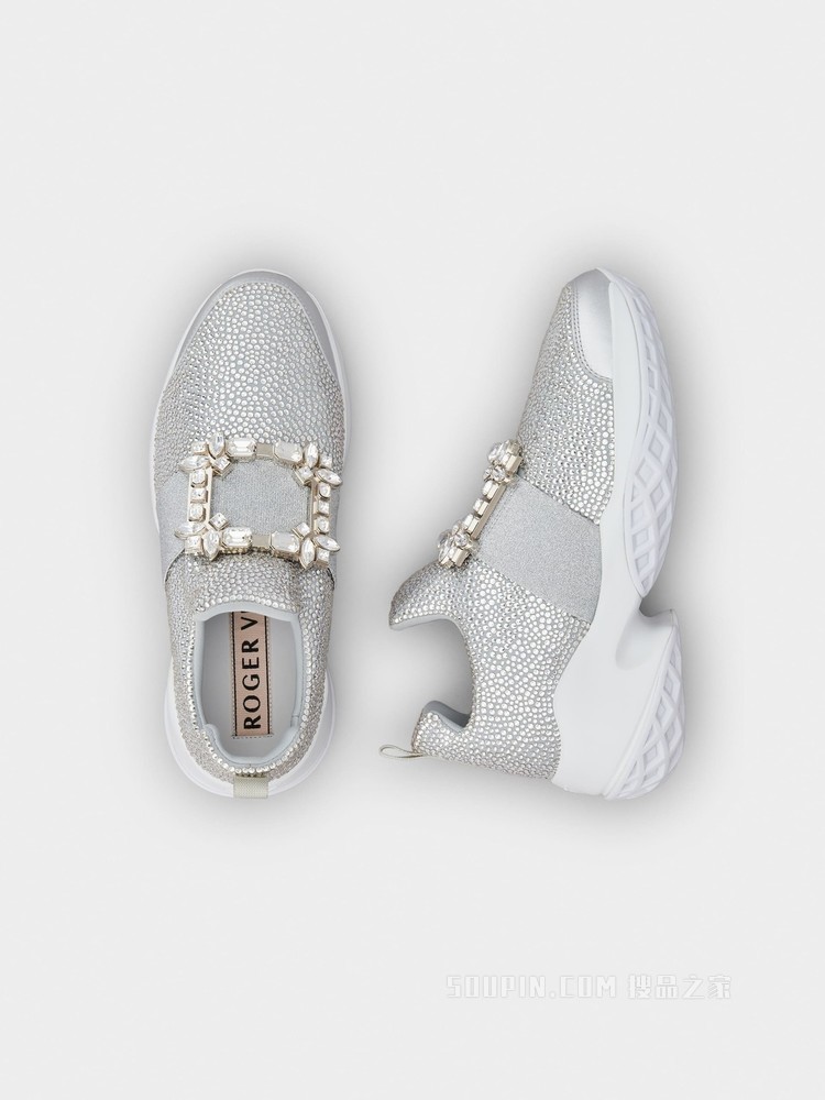 Viv' Run Bling Strass Buckle 钻扣运动鞋 彩色
