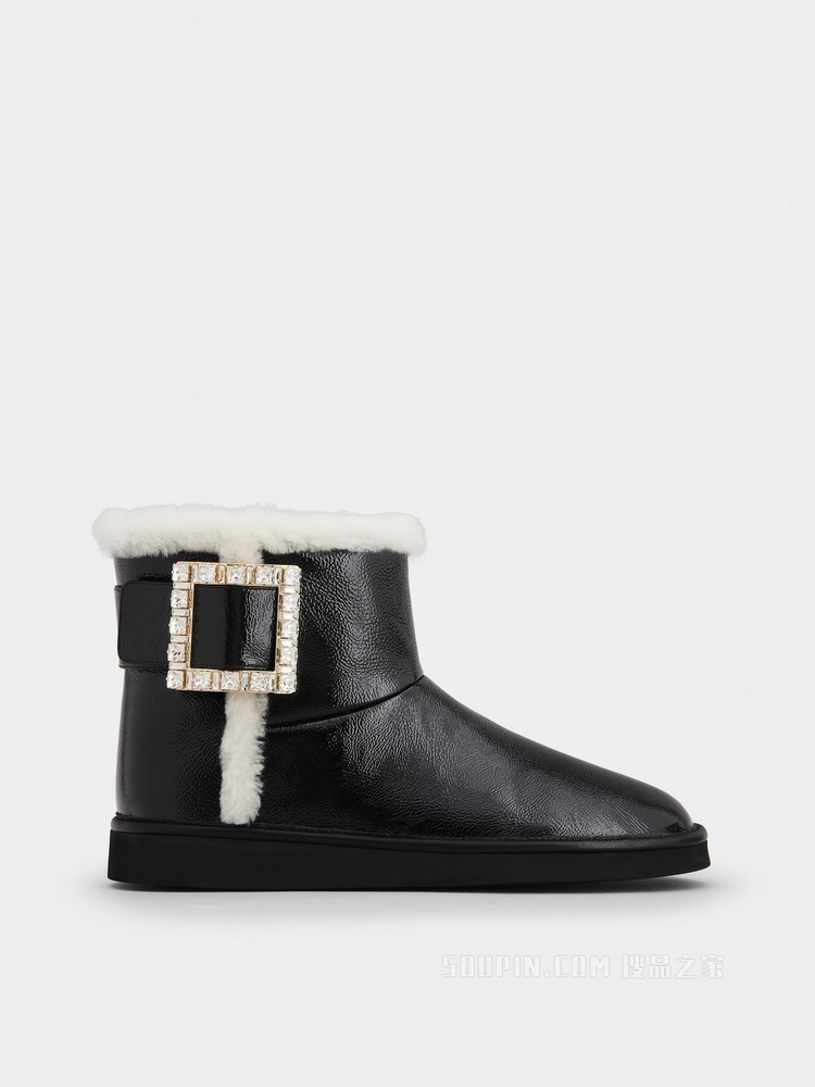 Viv' Snow Strass Buckle 钻扣踝靴 彩色