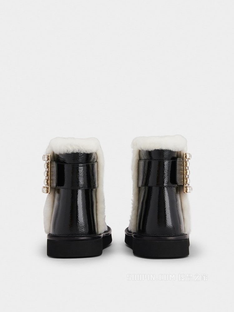 Viv' Snow Strass Buckle 钻扣踝靴 彩色