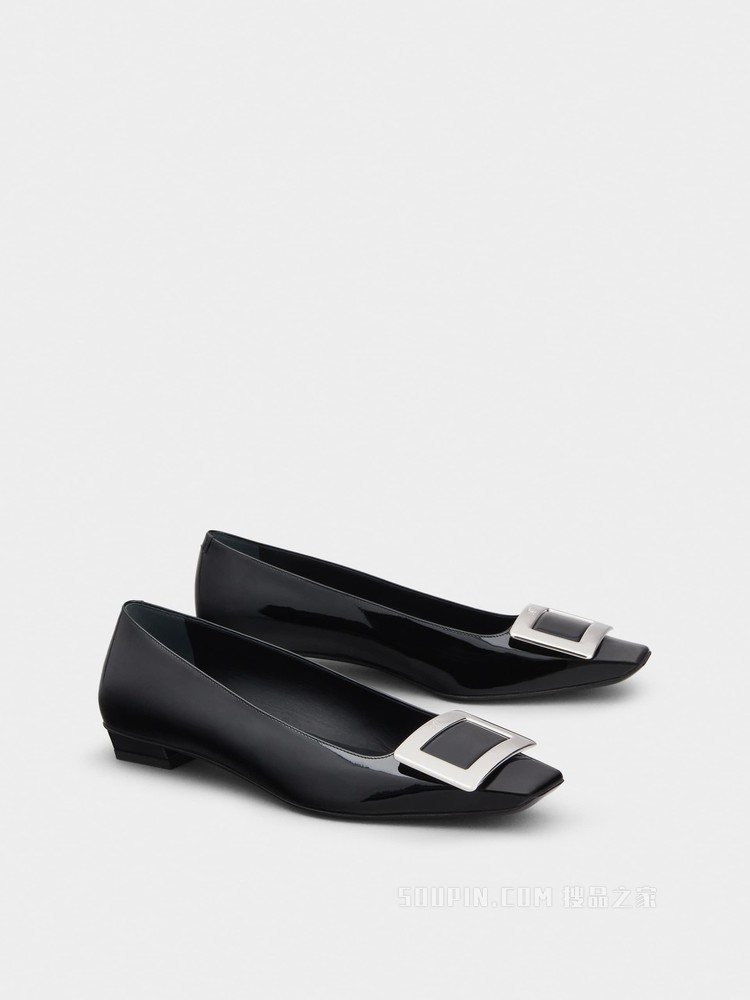Belle Vivier 漆皮单鞋 黑色