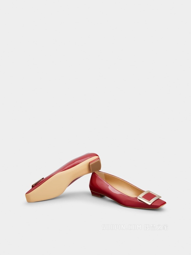 Belle Vivier 漆皮单鞋 红色