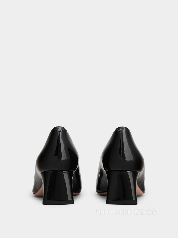 Très Vivier 金属扣高跟鞋 黑色