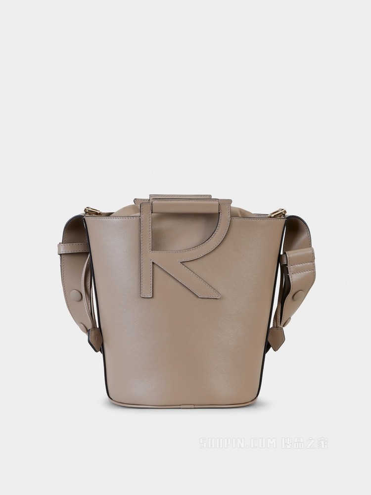 RV 中号绒面皮水桶包 灰色
