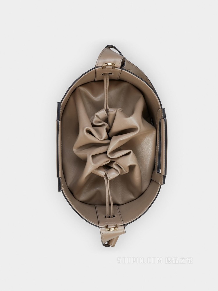 RV 中号绒面皮水桶包 灰色