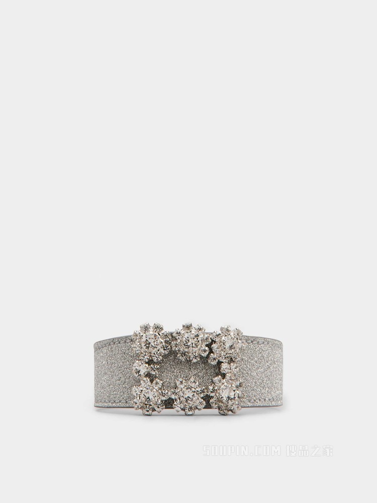 Flower Strass Buckle 手镯 彩色