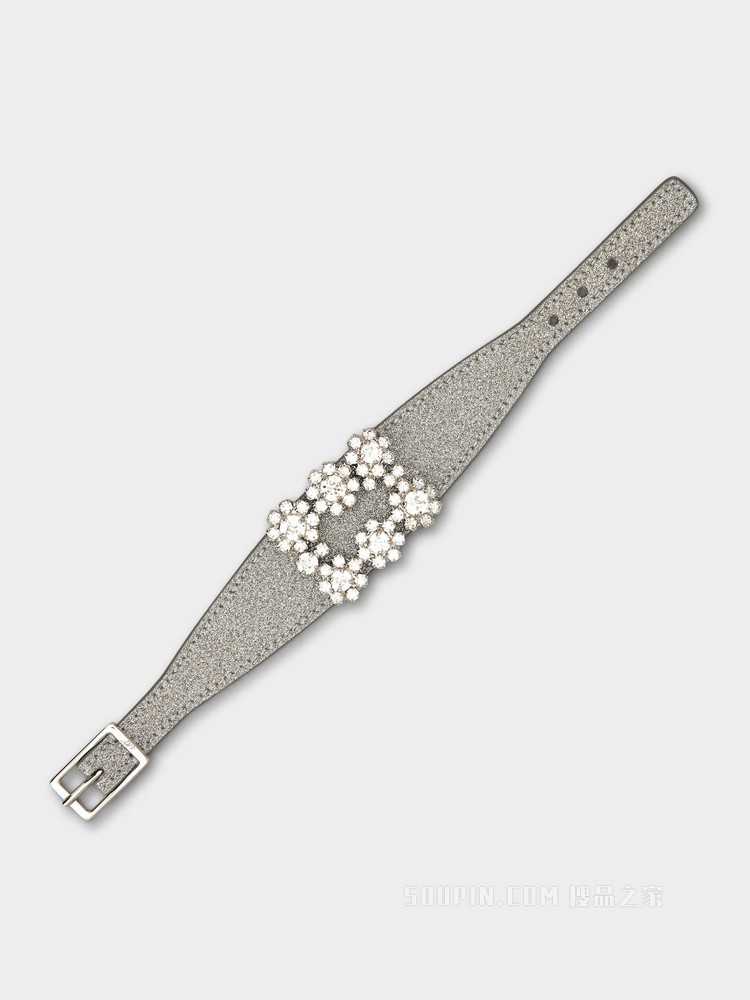 Flower Strass Buckle 手镯 彩色