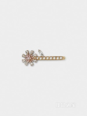 Vivier Blossom 发卡 金色
