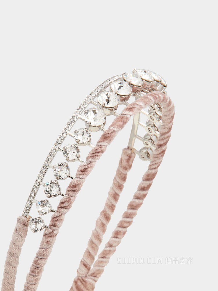 RV Strass 天鹅绒发箍 彩色