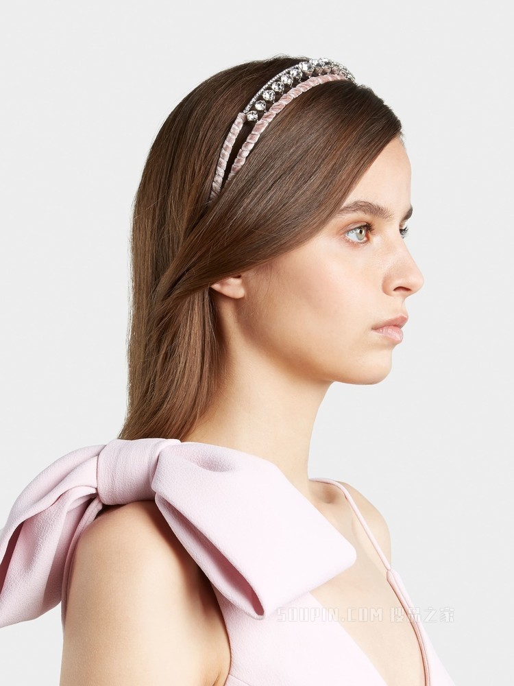 RV Strass 天鹅绒发箍 彩色