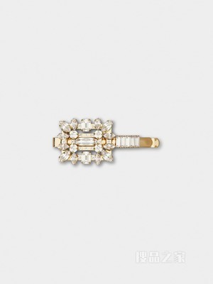 Broche Vivier 凡尔赛钻扣发卡 金色