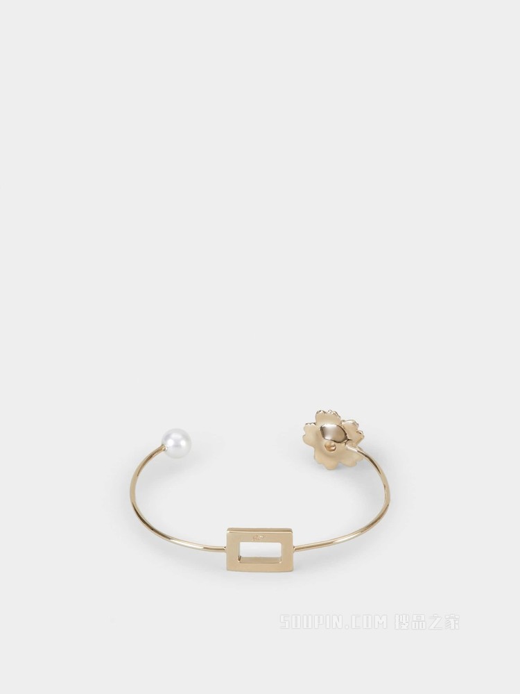 RV Bouquet 钻扣金属项链 金色