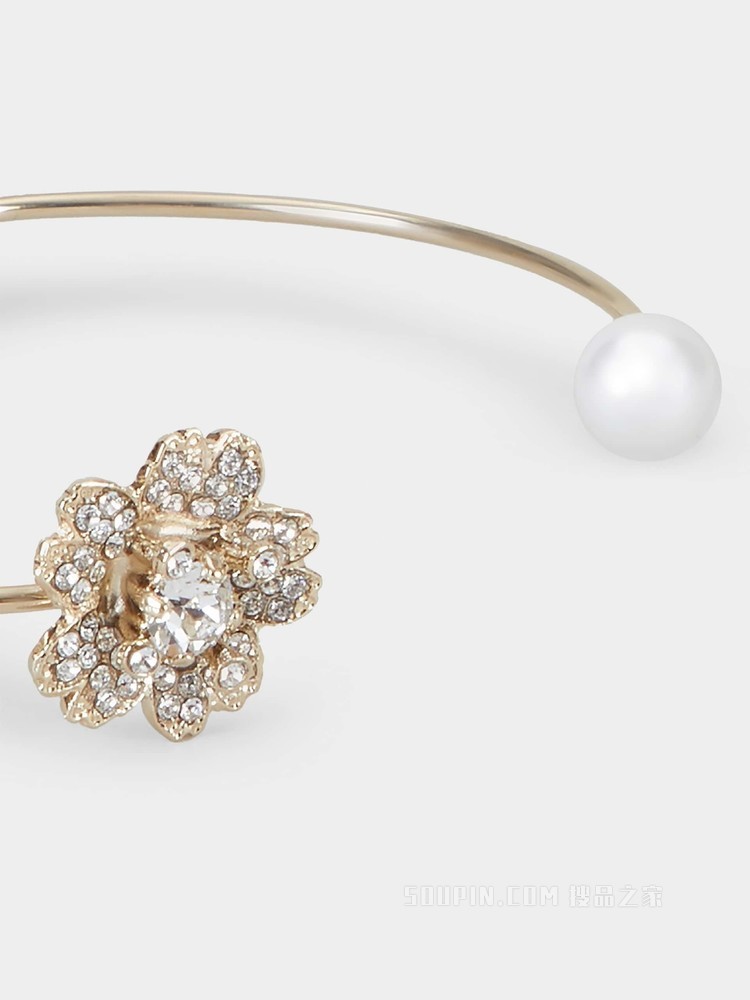 RV Bouquet 钻扣金属项链 金色