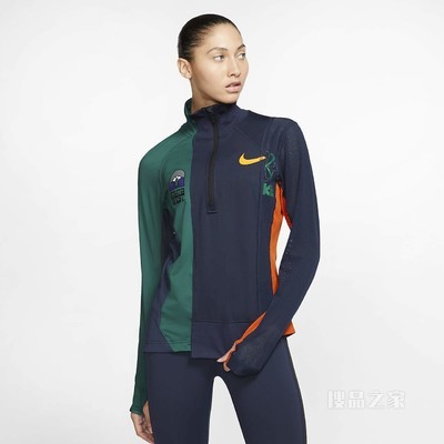 Nike x Sacai 女子半长拉链开襟上衣