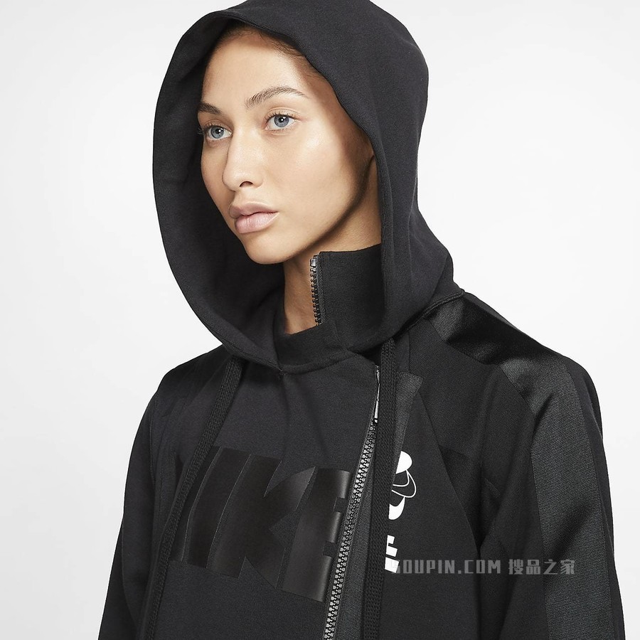 Nike x Sacai 女子双拉链连帽衫