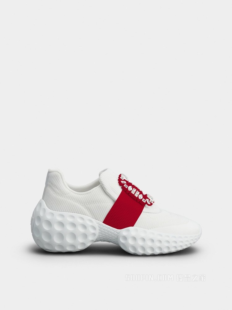 Viv' Run Moonlight 钻扣织物运动鞋 彩色