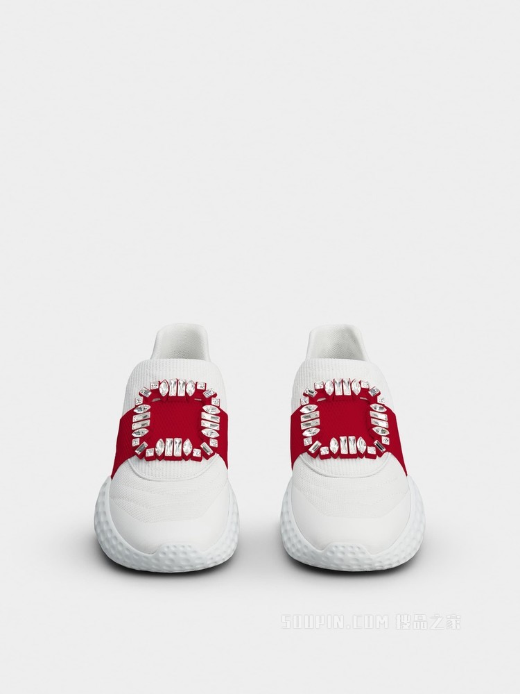 Viv' Run Moonlight 钻扣织物运动鞋 彩色